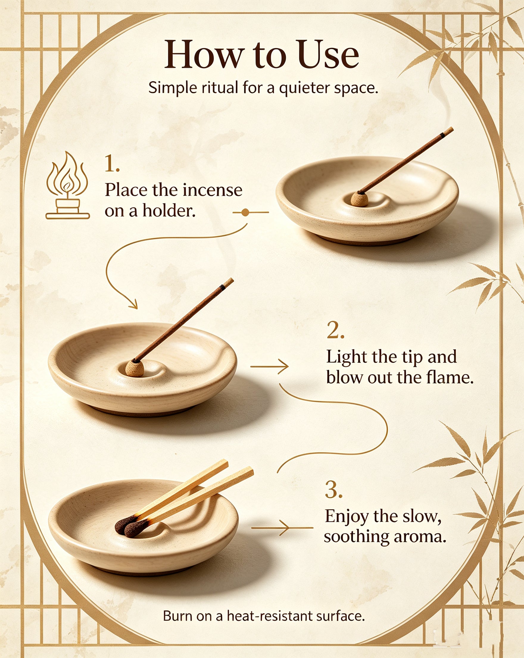 Sandalwood Agarwood Incense Sticks, Healing Fragrance to Relieve Stress & Improve Sleep